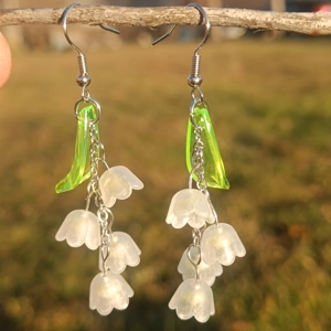 Lily of the Valley earr..