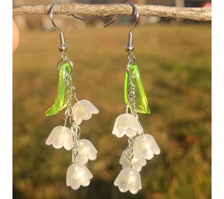 Lily of the Valley earrings