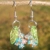 Forget Me Not dangle earrings