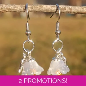 Bluebell dangle earrings