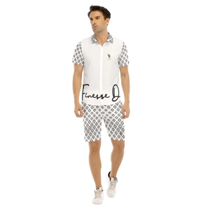 Dimensions Editioned Patterned Short Sleeve Shirt Set 1