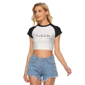 FDLV Belle Femme Raglan Cropped T-shirts (Solid Colors)