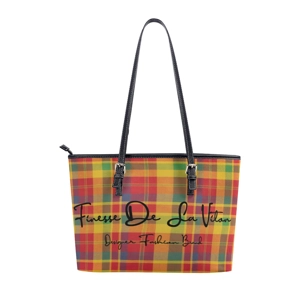 Madras Patterned Women's Tote Bag Edition 2 (2A, 2B, 2C, 2D)