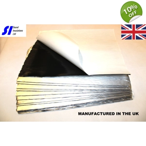 ButylMAT 20 Sheets 1.7mm Aluminum Butyl UV Stable Waterpro..