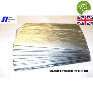ButylMAT 10 Sheets 1.7mm Aluminum Butyl UV Stable Waterpro..