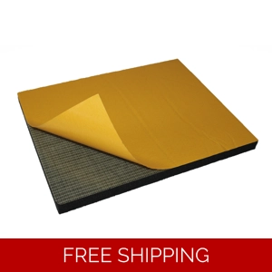 Kit of acoustic materials for whole apartment acoustics