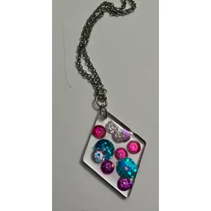 Arctic Orchid Diamond Necklace