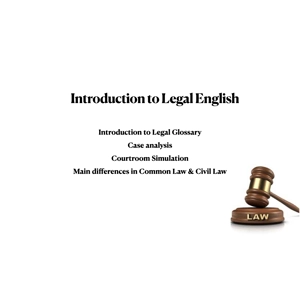 Legal English Session