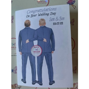 Mr & Mr Wedding Card