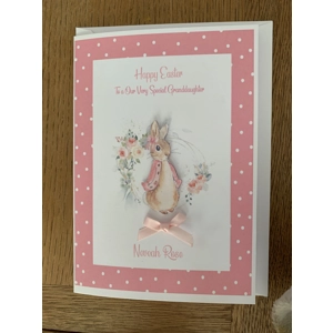 Personalised Easter Card