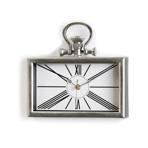 Pocket Watch Design Wall Clock - Antique Silver