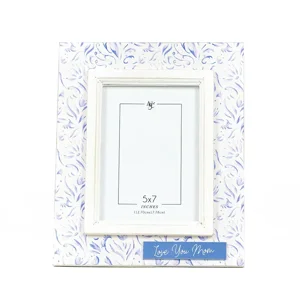 9x11x1 wood photo frame (LOVE YOU MOM) multicolor (5x7) Mother's Day Collection