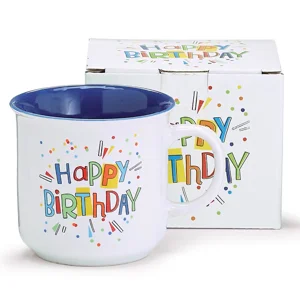 Happy Birthday Mug with Confetti