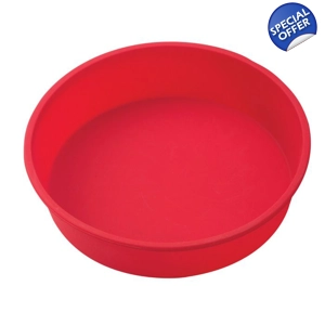 Mrs. Anderson's Baking Silicone Round Cake Pan 9.5 in