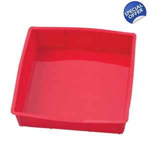 Mrs. Anderson's Baking Silicone Square Cake Pan, 9 in.