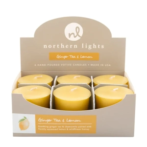 Ginger Tea & Lemon 6pk Votive