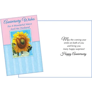 Anniversary Wishes for Neice and Her Husband