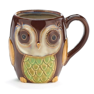 Chocolate Owl Mug