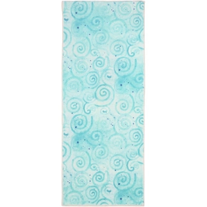 Blue Waves Cozy Living Rug