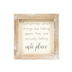 5 x 5 Wood Frame Sign (Into Place)