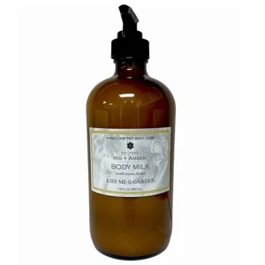 Iris & Amber Body Milk (glass) 16 oz