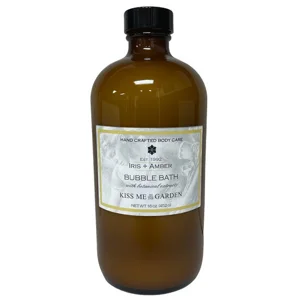 Iris & Amber Bubble Bath (glass) 16 oz.