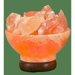 Himalayan Salt Lamp Pink Round Fire Bowl