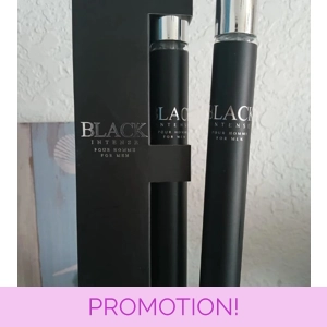 Black Intense Eau de Toilette Travel Spray for Men
