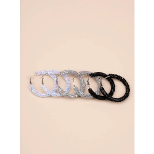 Glitter Hoop Earring