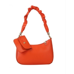 Simple Pure PU Textured Handbag