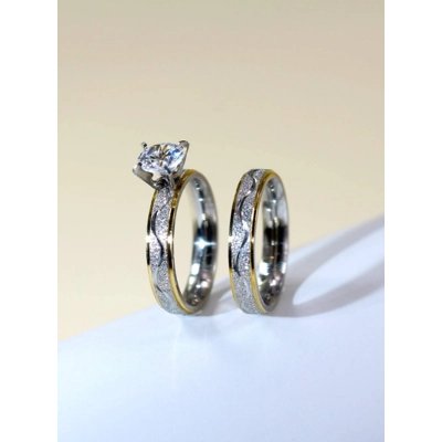 Stainless Steel Ring Set
