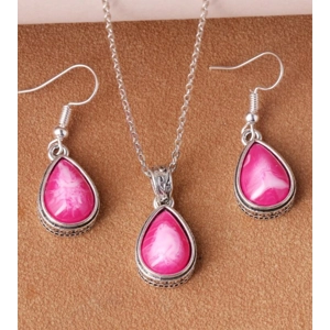 3pc Water Drop Jewelry Set