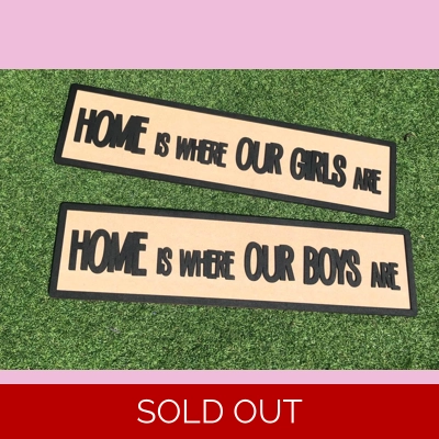 Home is where our boys are