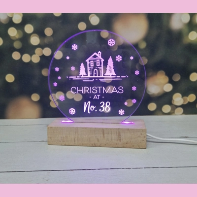 LED Snow Globe - Christmas at No.