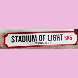 Football Club Stadium Sign