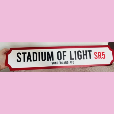 Football Club Stadium Sign Football Club Stadium Sign