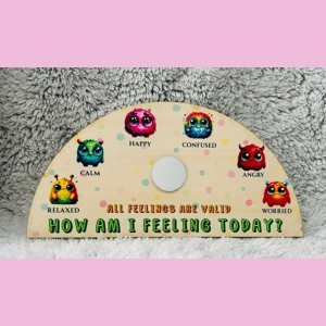 Wooden Emotions Board