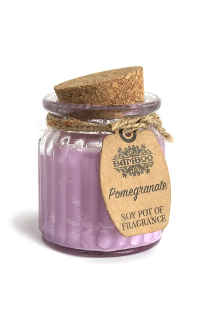 Pomegranate Soy Pot of Fragrance Candle