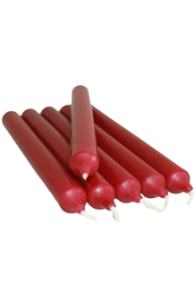 5x Bordeaux Dinner Candle