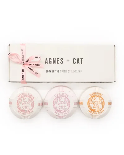 Agnes + Cat Floral & Citrus Bath Fizzer Gift Set