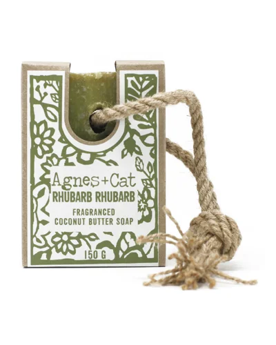Agnes + Cat Soap On A Rope - Rhubarb Rhubarb