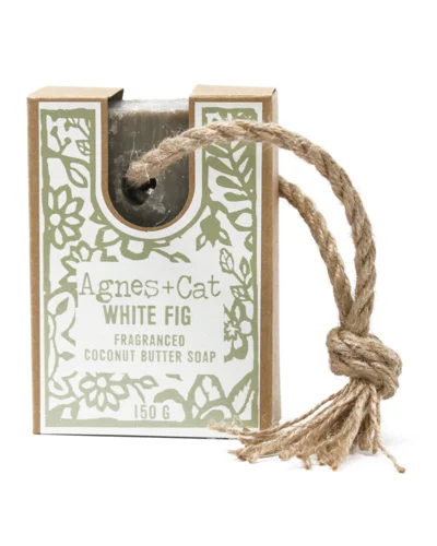 Agnes + Cat Soap On A Rope - White Fig