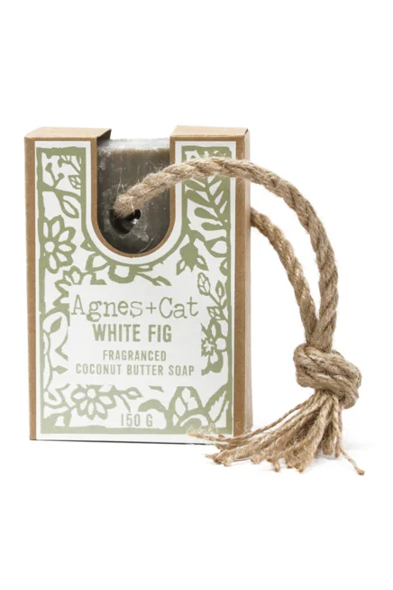 Agnes + Cat Soap On A Rope - White Fig