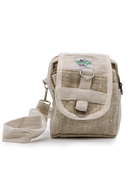 Body-Cross Natural Hemp & Cotton Travel Bag