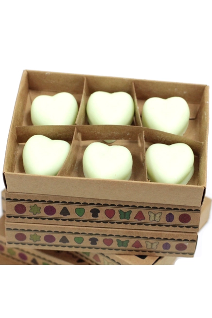 Box of 6 Wax Melts - Brandy Butter Hearts