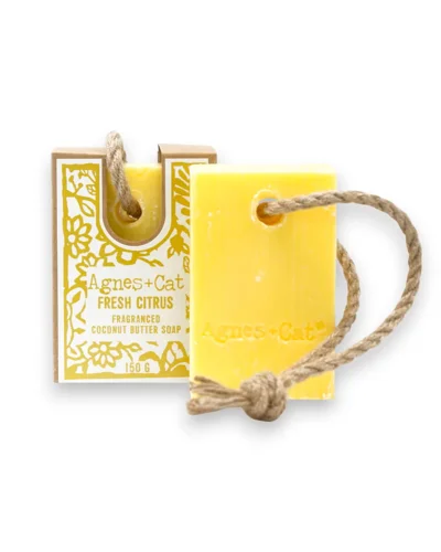 Agnes + Cat Soap On A Rope - Fresh Citrus