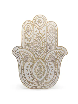 Mango Wood Hamsa Wall P..