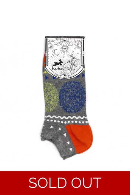 M/L Hop Hare Bamboo Socks Low (7.5-11.5) - Flowers of Life