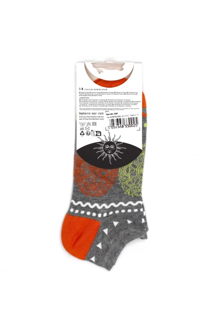S/M Hop Hare Bamboo Socks Low (3.5-6.5) - Flowers of Life