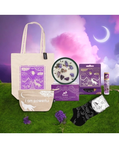 Hop Hare Mystical Essential Kit Candle-Bag-Socks-roll on Deoderant